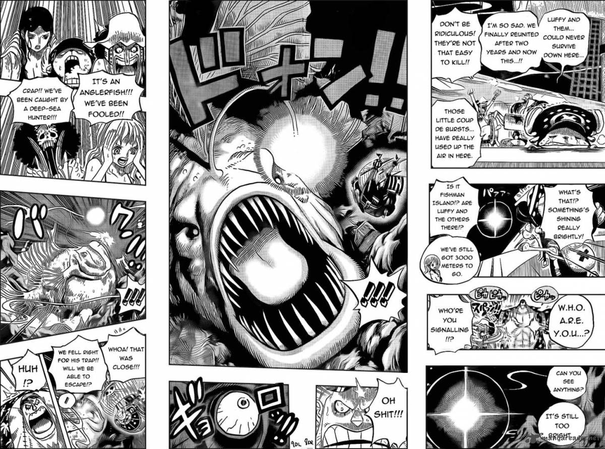 One Piece Chapter 606 page 8 - Chapter 606: Deep Sea Adventure