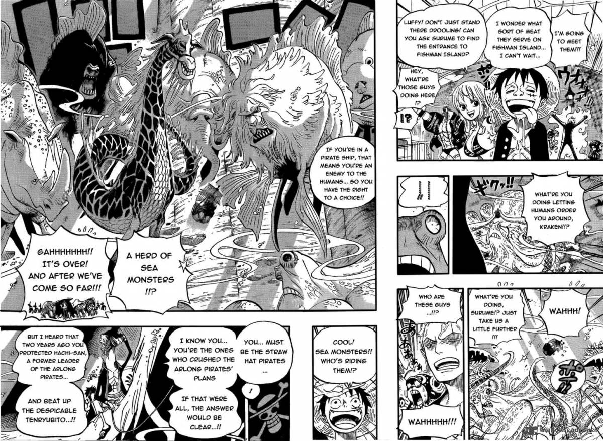 One Piece Chapter 607 page 11 - Chapter 607: 10,000 Meters Under the Sea