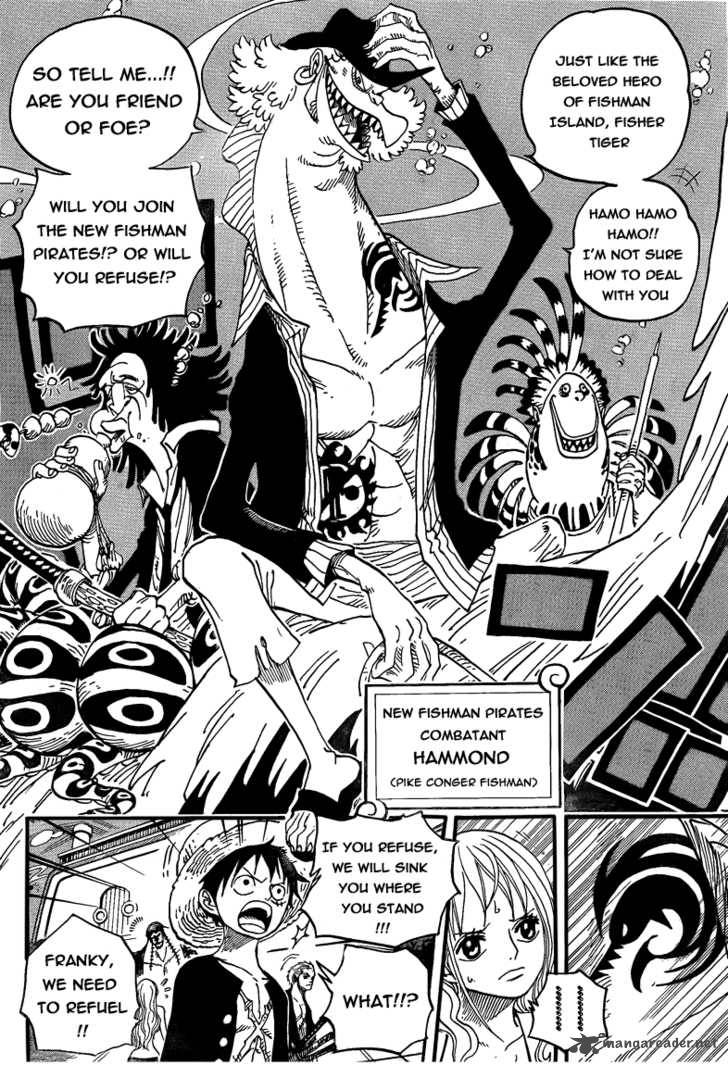 One Piece Chapter 607 page 12 - Chapter 607: 10,000 Meters Under the Sea