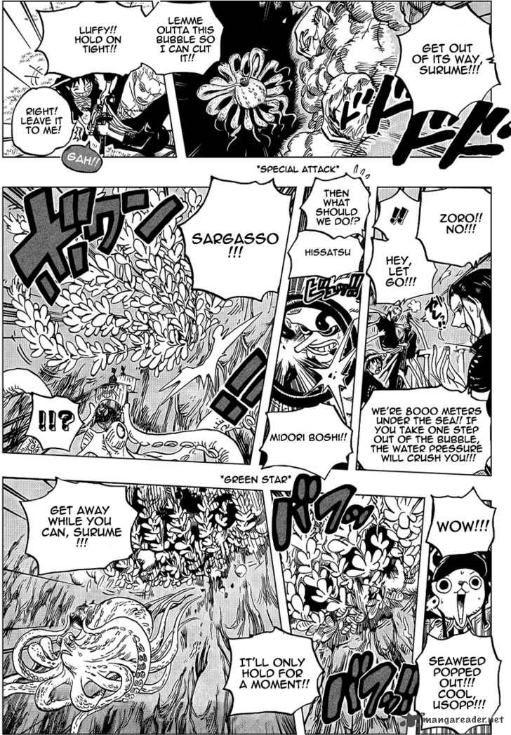 One Piece Chapter 607 page 8 - Chapter 607: 10,000 Meters Under the Sea