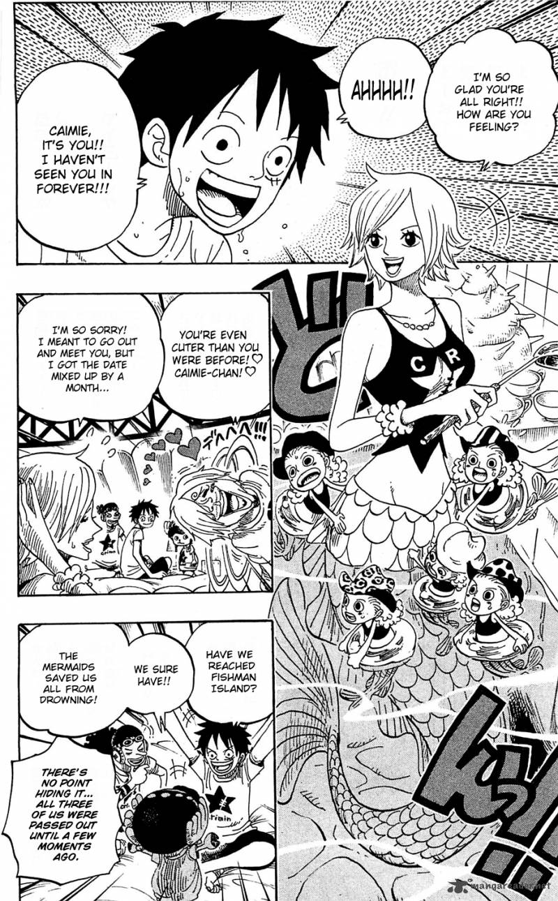 One Piece Chapter 608 page 10 - Chapter 608: Underwater Paradise
