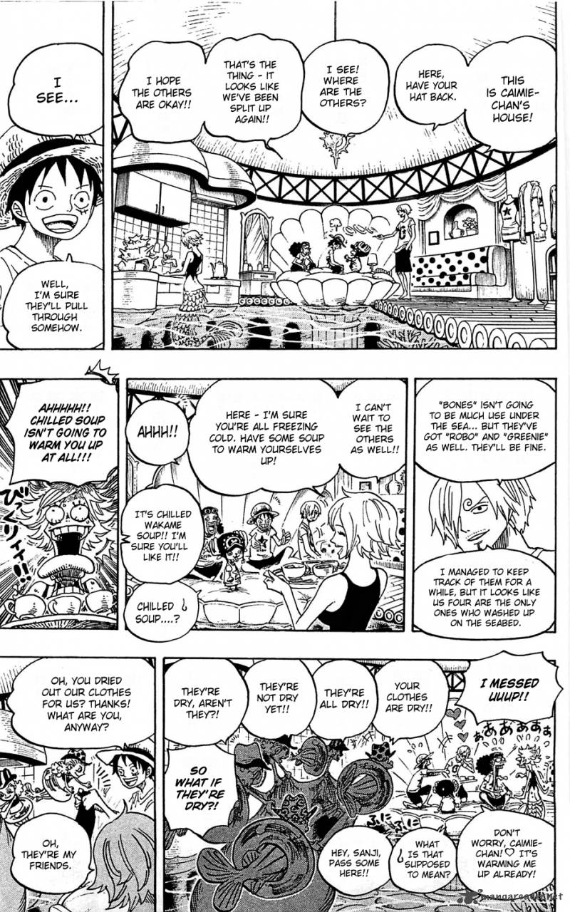 One Piece Chapter 608 page 11 - Chapter 608: Underwater Paradise