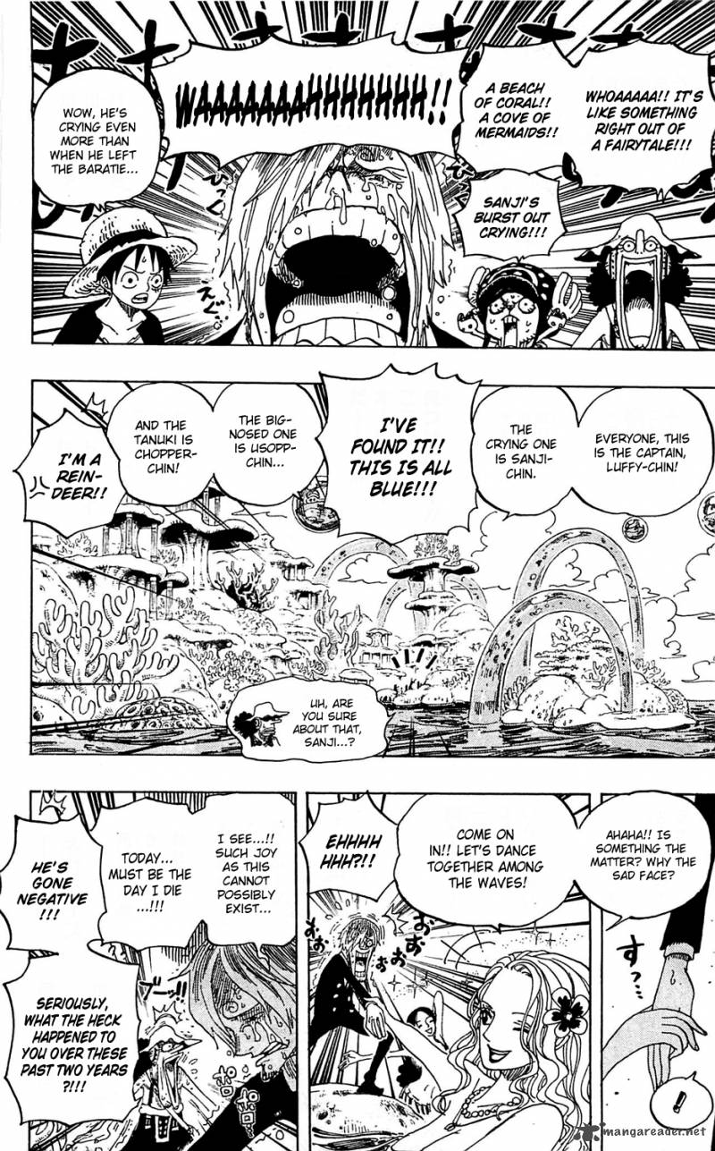 One Piece Chapter 608 page 15 - Chapter 608: Underwater Paradise