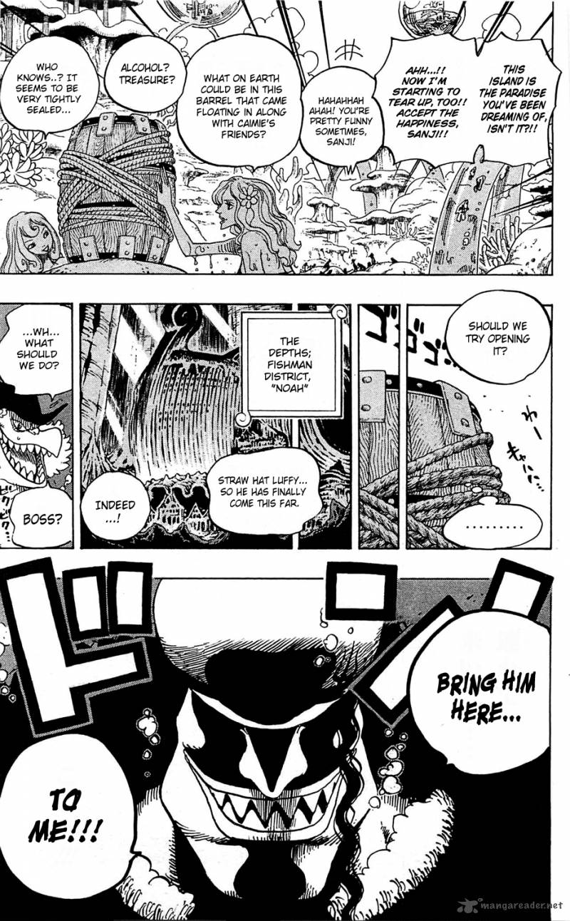 One Piece Chapter 608 page 16 - Chapter 608: Underwater Paradise