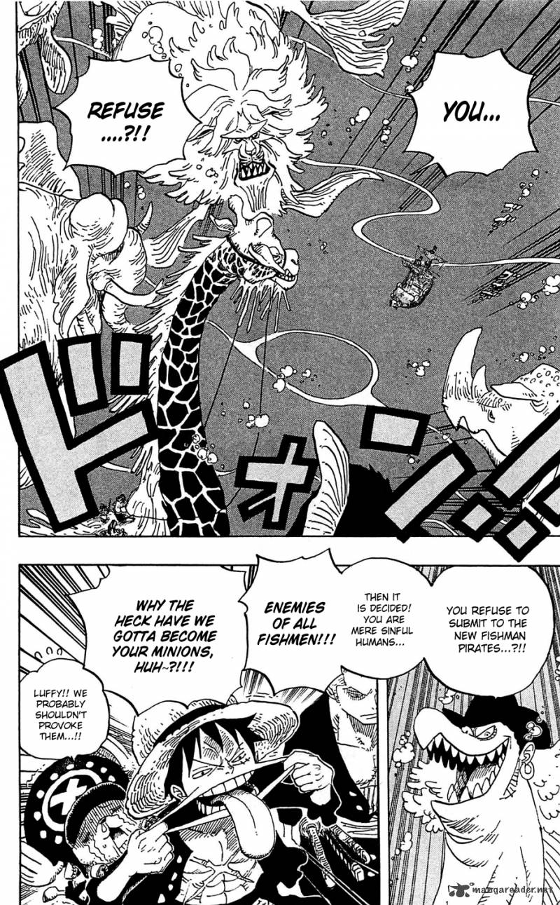 One Piece Chapter 608 page 2 - Chapter 608: Underwater Paradise