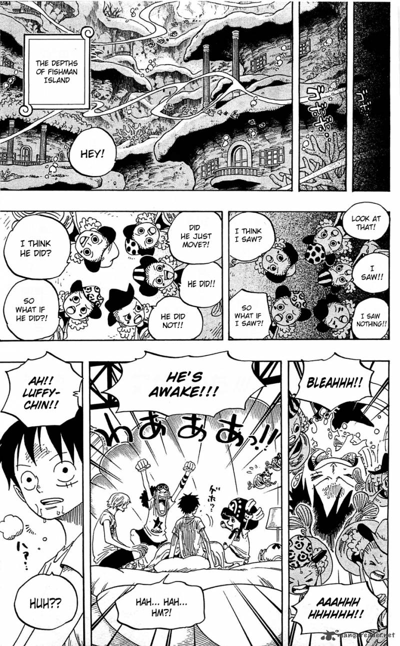 One Piece Chapter 608 page 9 - Chapter 608: Underwater Paradise
