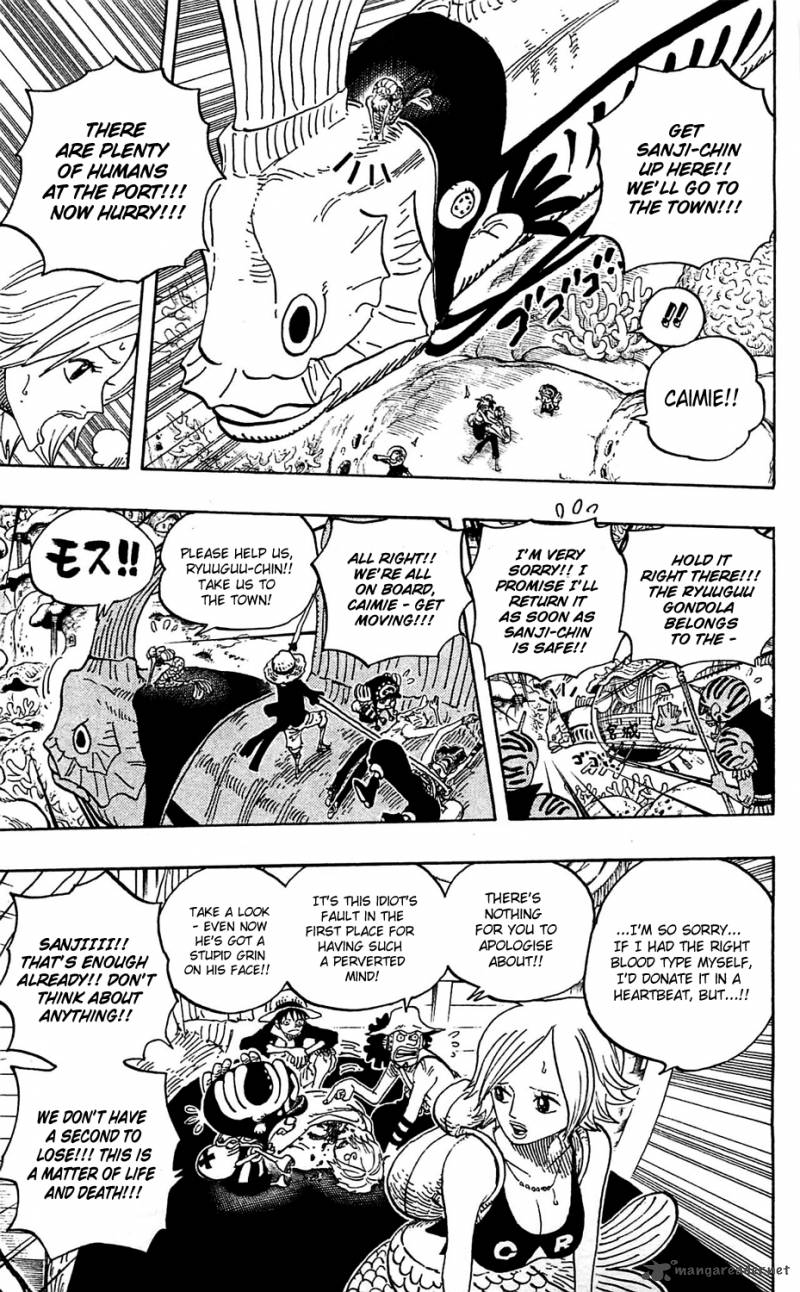 One Piece Chapter 609 page 16 - Chapter 609: Adventure on Fish-Man Island