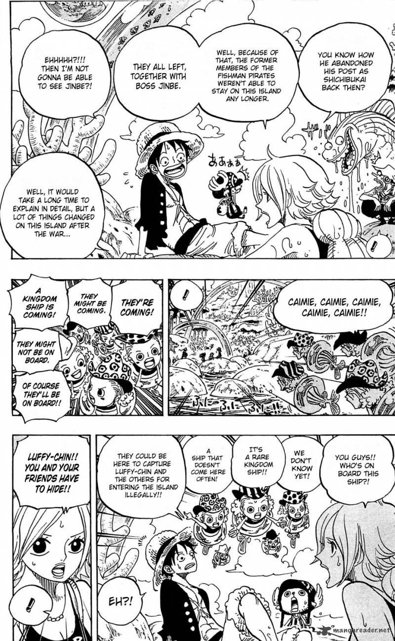 One Piece Chapter 609 page 6 - Chapter 609: Adventure on Fish-Man Island