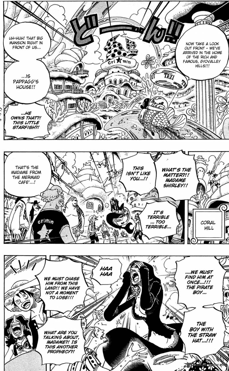 One Piece Chapter 610 page 14 - Chapter 610: Madam Shyarly, Fortune-Teller