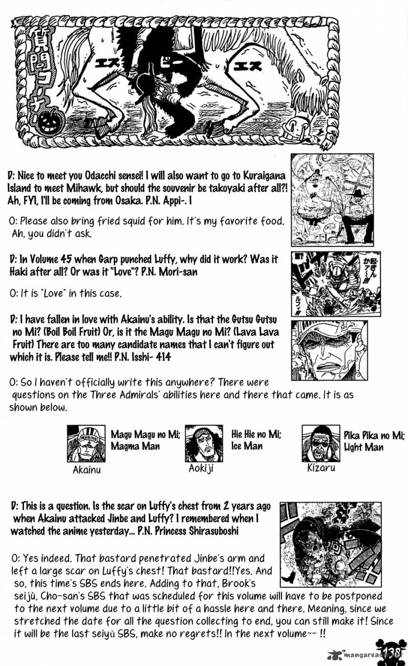 One Piece Chapter 610 page 16 - Chapter 610: Madam Shyarly, Fortune-Teller