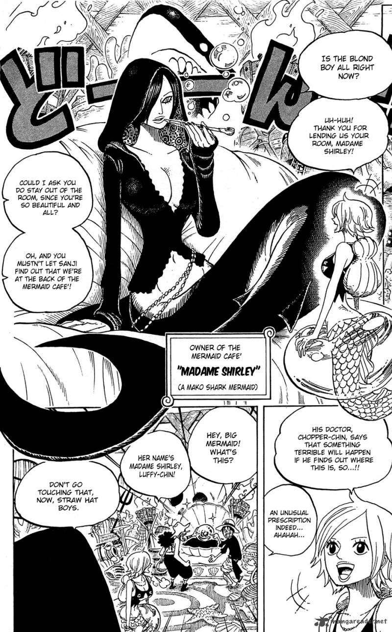 One Piece Chapter 610 page 6 - Chapter 610: Madam Shyarly, Fortune-Teller