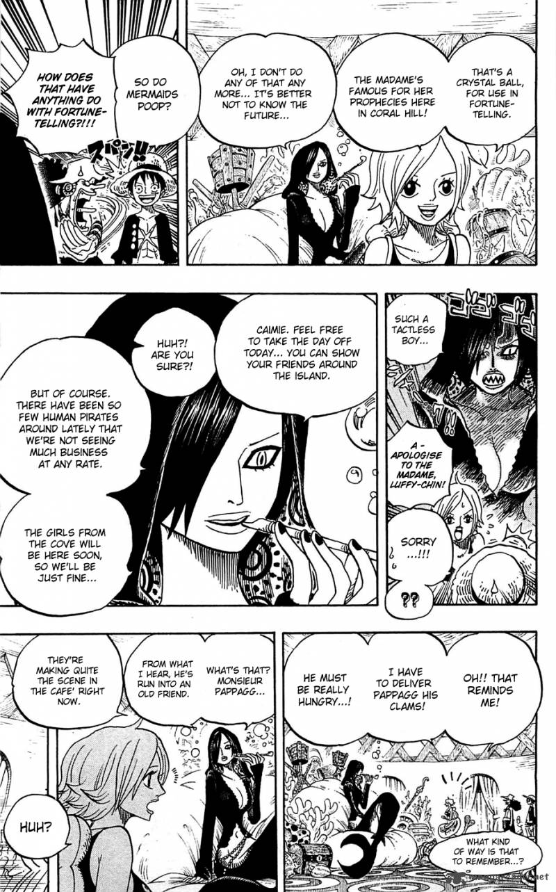 One Piece Chapter 610 page 7 - Chapter 610: Madam Shyarly, Fortune-Teller