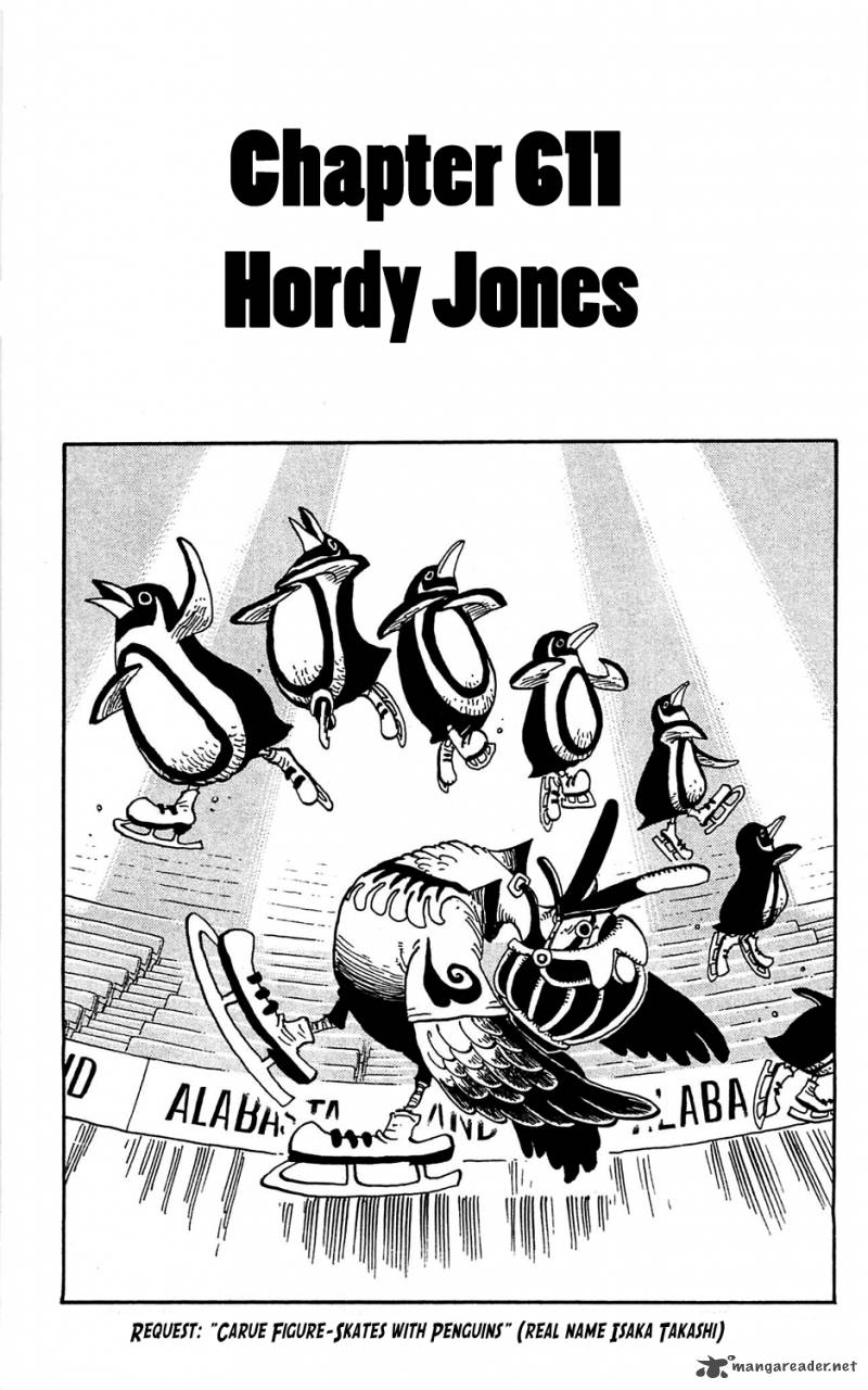 One Piece Chapter 611 page 1 - Chapter 611: Hody Jones