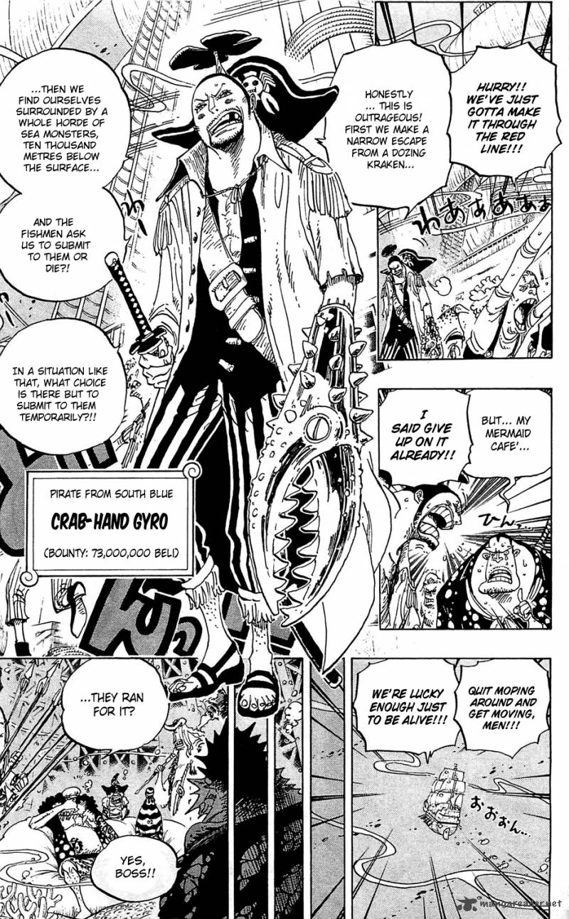 One Piece Chapter 611 page 3 - Chapter 611: Hody Jones