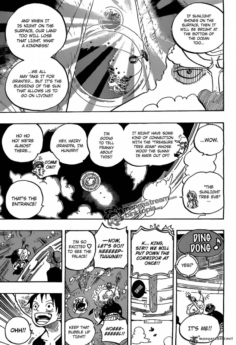 One Piece Chapter 612 page 11 - Chapter 612: Taken by the Shark They Saved