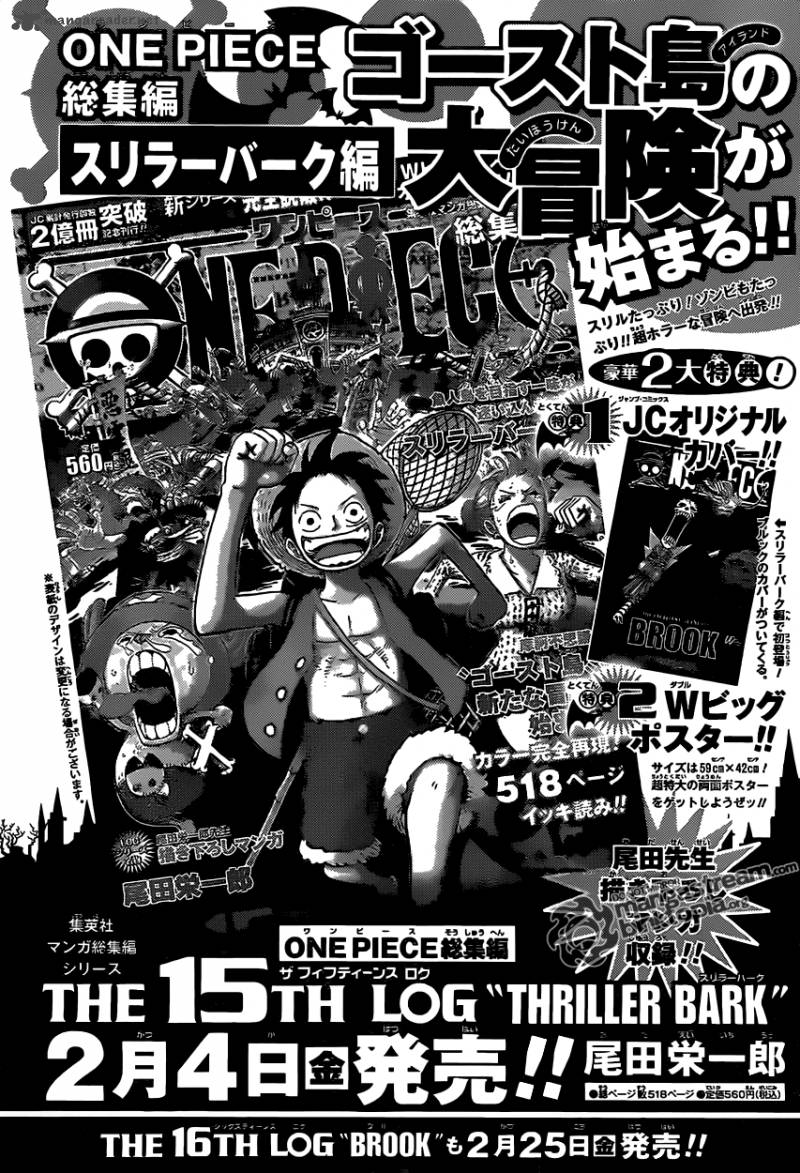 One Piece Chapter 612 page 18 - Chapter 612: Taken by the Shark They Saved