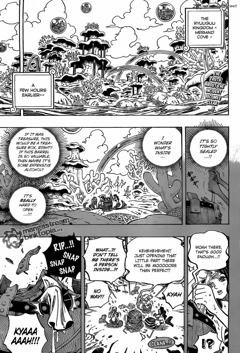 One Piece Chapter 612 page 3 - Chapter 612: Taken by the Shark They Saved