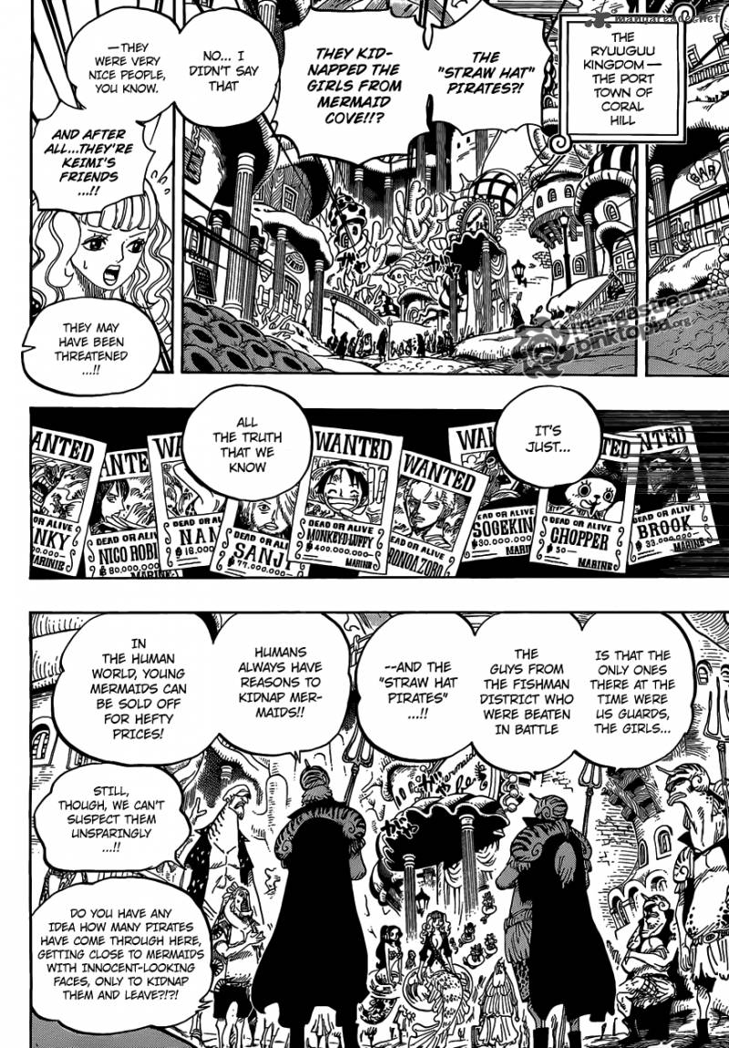 One Piece Chapter 612 page 6 - Chapter 612: Taken by the Shark They Saved