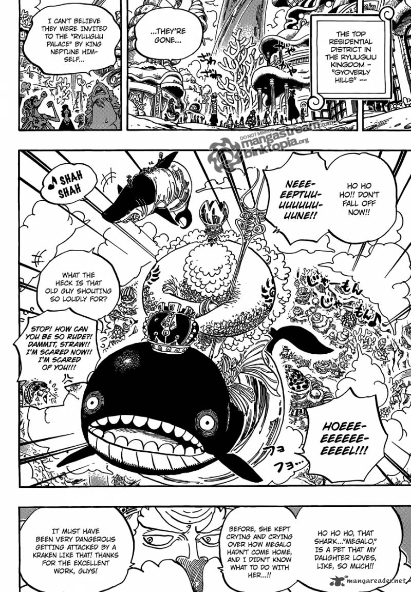 One Piece Chapter 612 page 8 - Chapter 612: Taken by the Shark They Saved