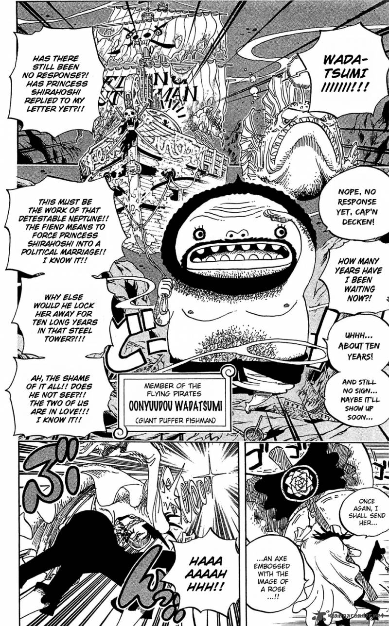 One Piece Chapter 613 page 2 - Chapter 613: The Mermaid Princess
in Hard-Shell Tower