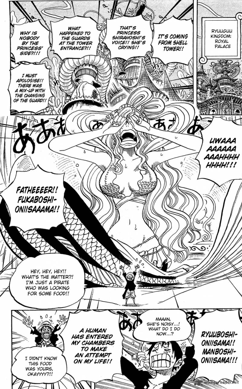 One Piece Chapter 613 page 4 - Chapter 613: The Mermaid Princess
in Hard-Shell Tower