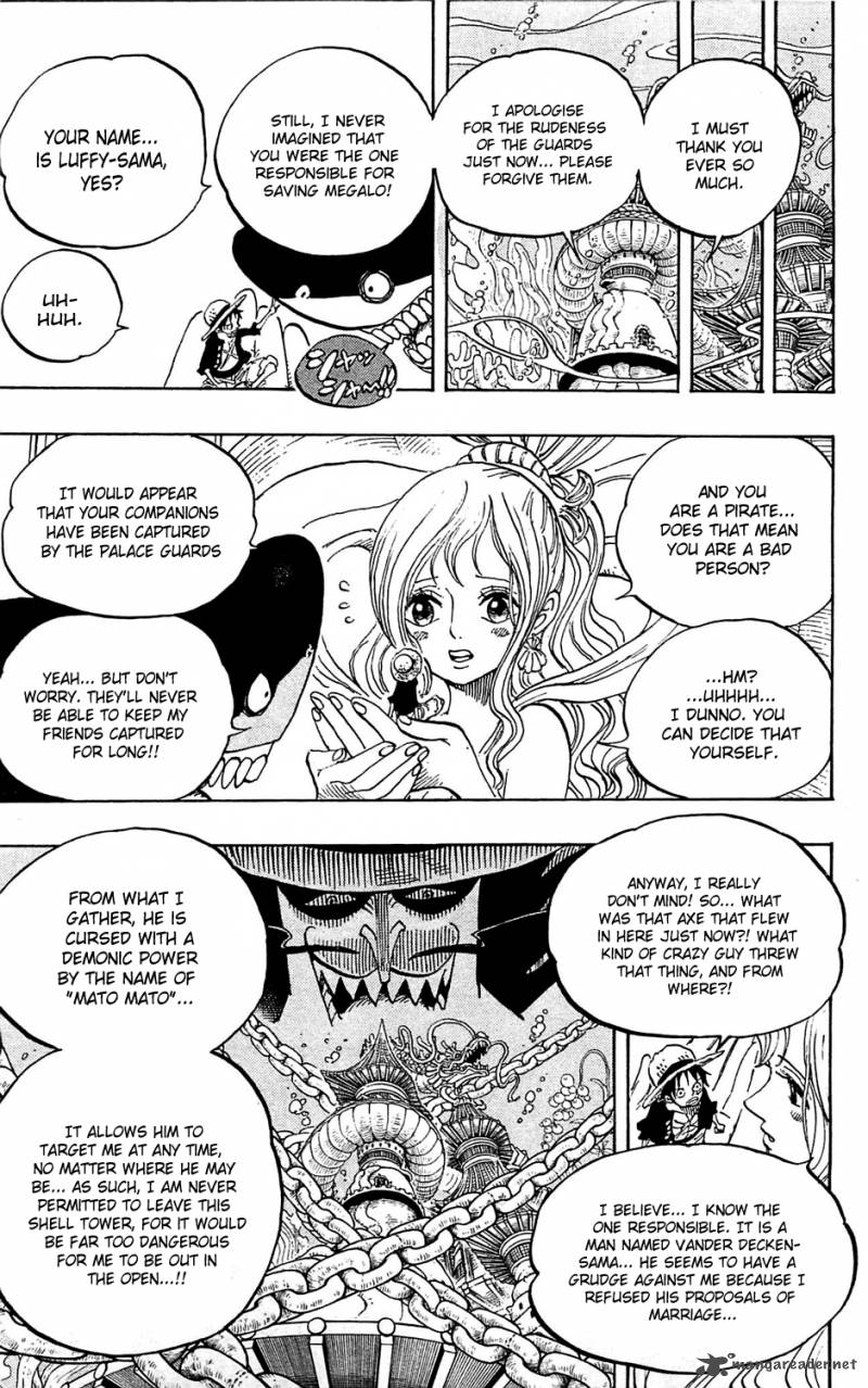 One Piece Chapter 613 page 9 - Chapter 613: The Mermaid Princess
in Hard-Shell Tower