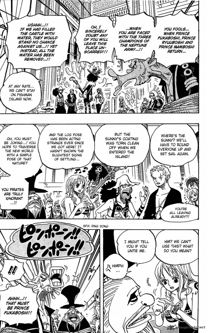 One Piece Chapter 614 page 4 - Chapter 614: What's Done is Done