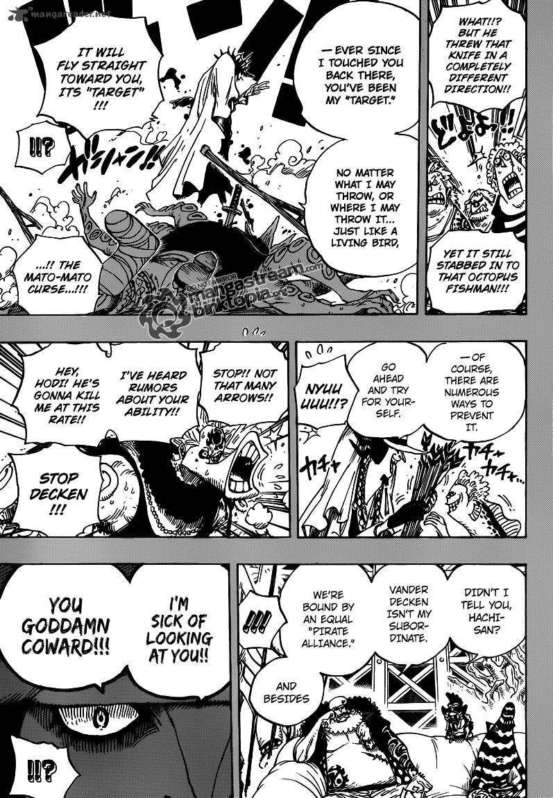 One Piece Chapter 615 page 11 - Chapter 615: Mato Mato Curse