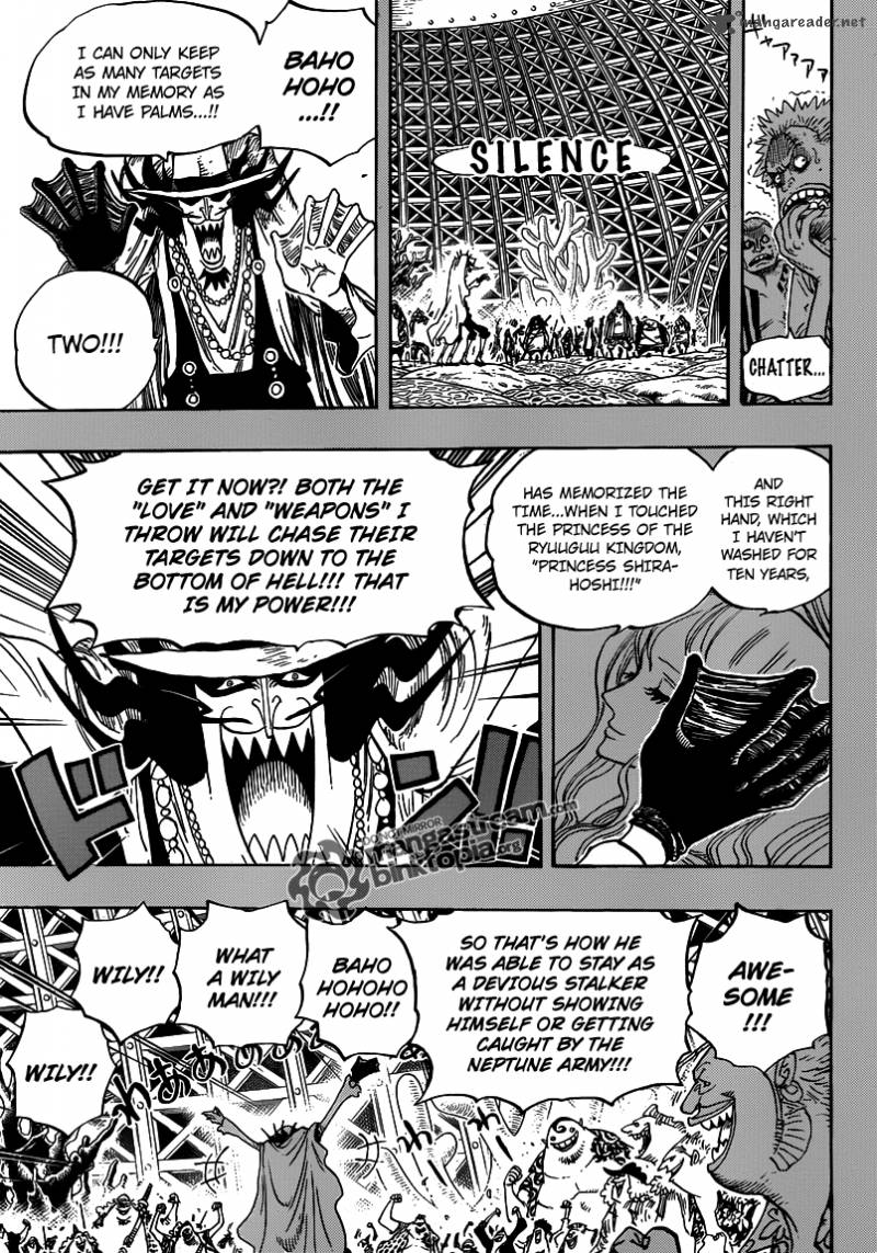 One Piece Chapter 615 page 13 - Chapter 615: Mato Mato Curse