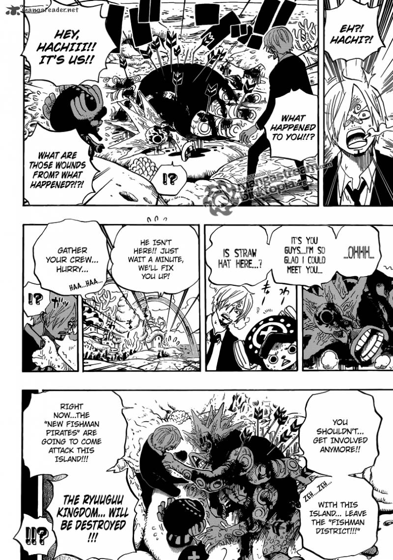 One Piece Chapter 615 page 6 - Chapter 615: Mato Mato Curse