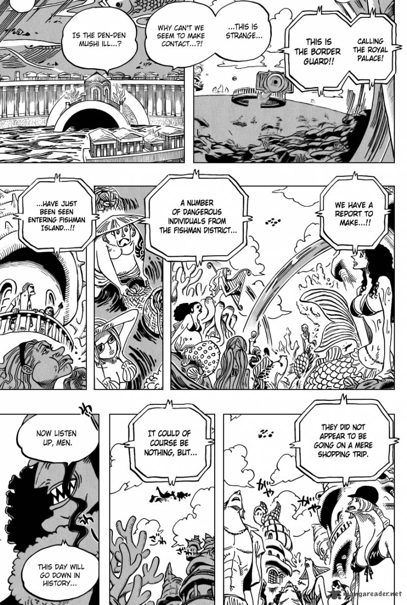 One Piece manga, chapter 616, page 4 of 19