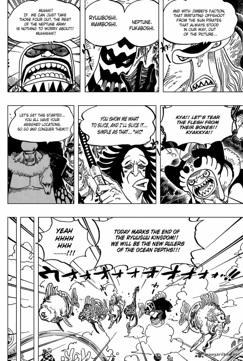 One Piece manga, chapter 616, page 6 of 19