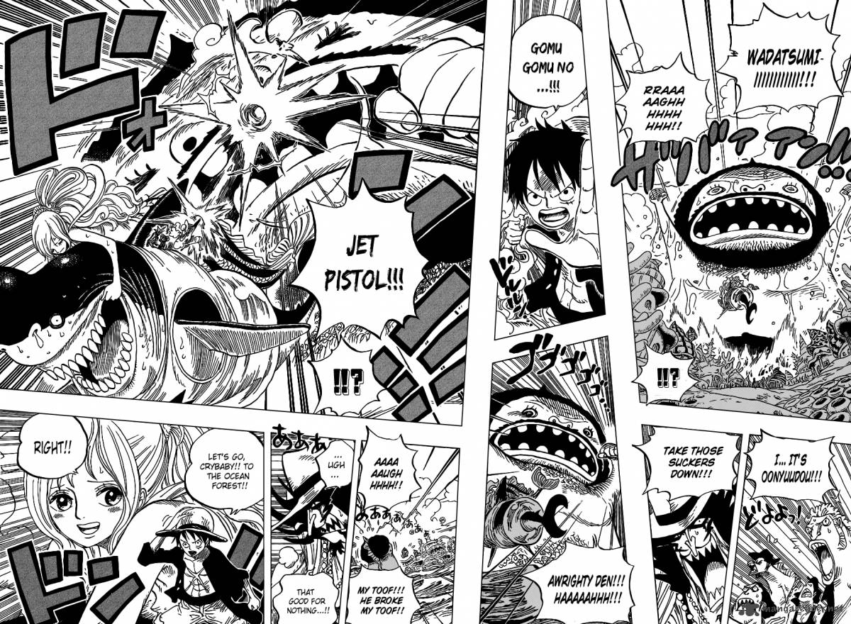 One Piece manga, chapter 618, page 15 of 21