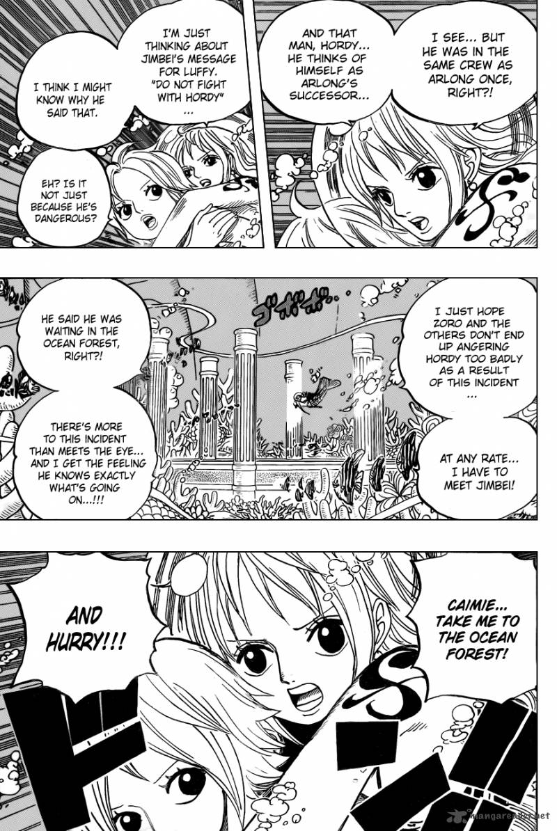 One Piece manga, chapter 618, page 17 of 21
