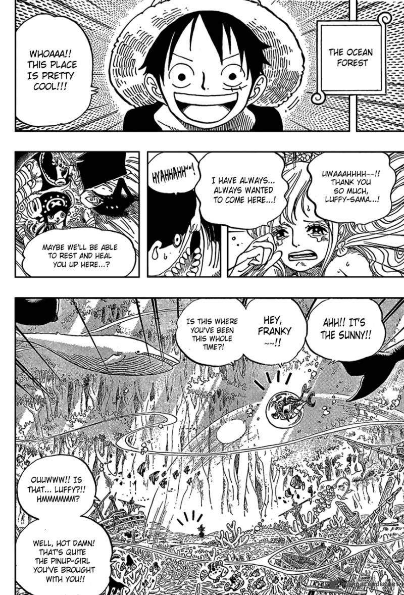 One Piece Chapter 619 page 8 - Chapter 619: At the Sea Forest
