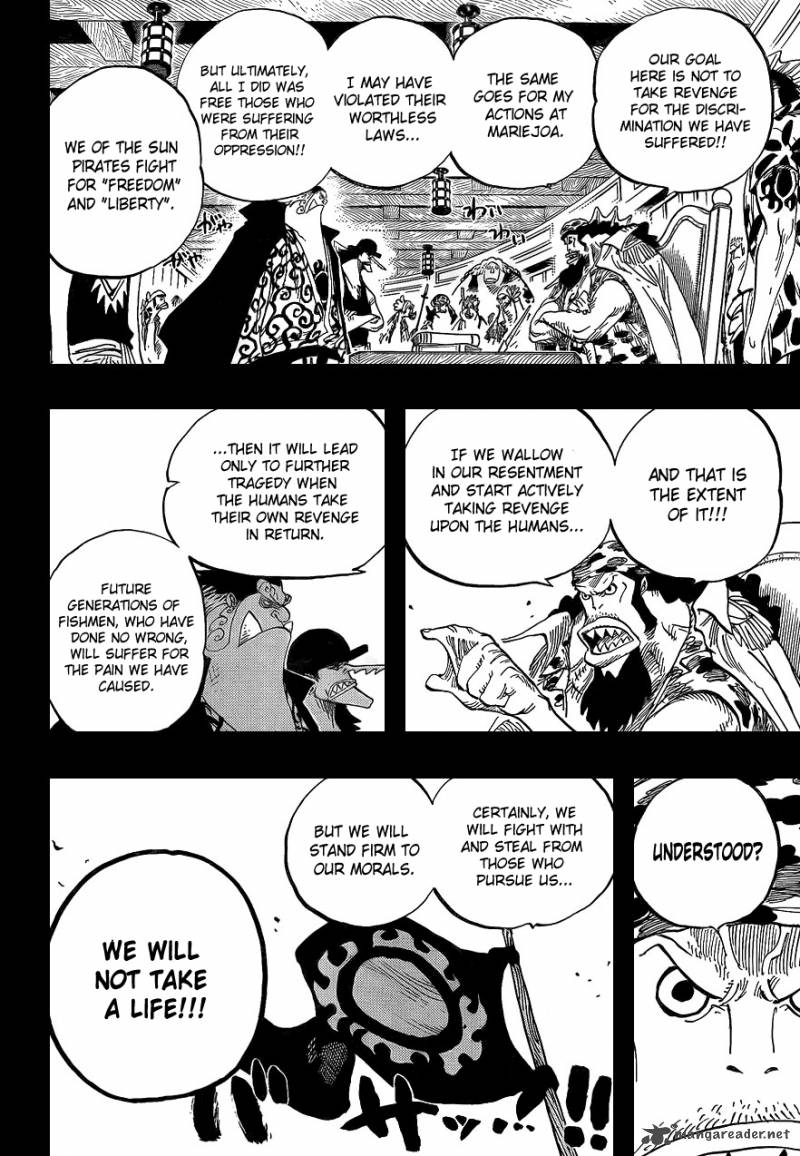 One Piece Chapter 622 page 11 - Chapter 622: The Sun Pirates