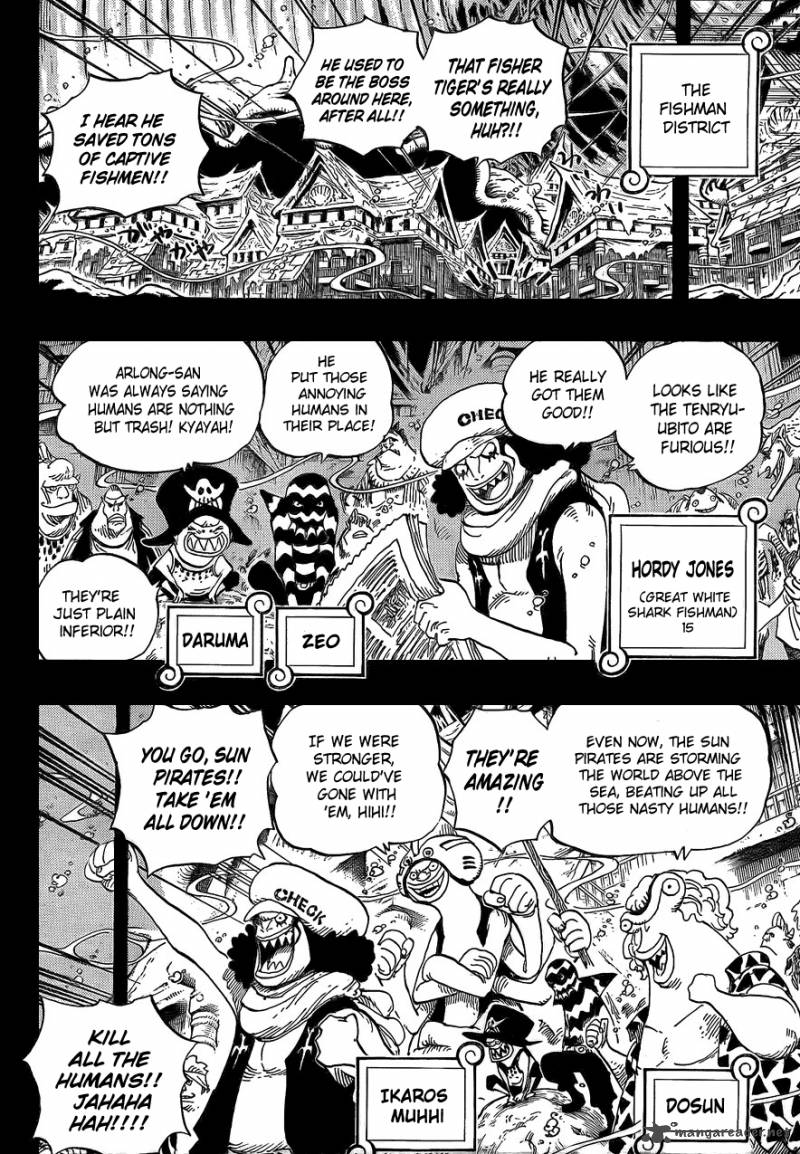 One Piece Chapter 622 page 5 - Chapter 622: The Sun Pirates