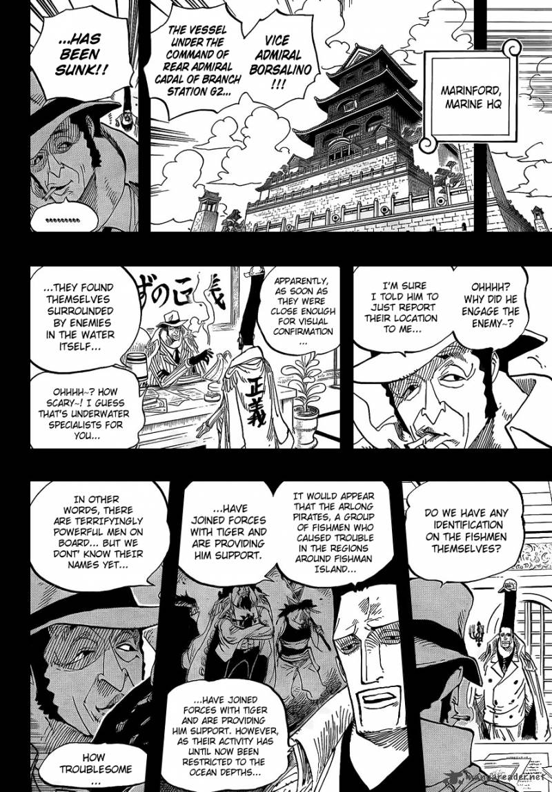 One Piece Chapter 622 page 9 - Chapter 622: The Sun Pirates