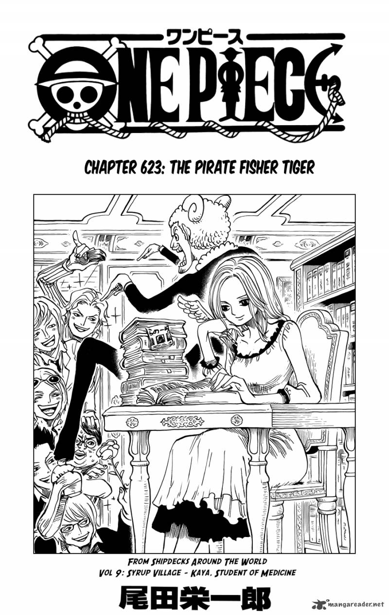 One Piece Chapter 623 page 1 - Chapter 623: Fisher Tiger the Pirate