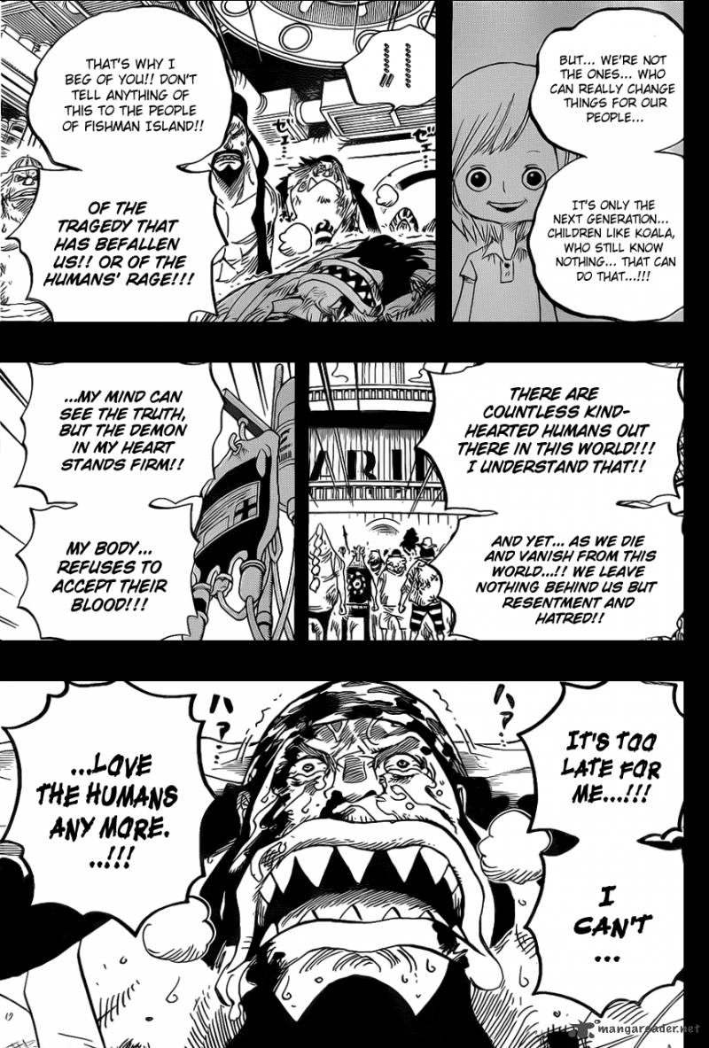 One Piece Chapter 623 page 17 - Chapter 623: Fisher Tiger the Pirate