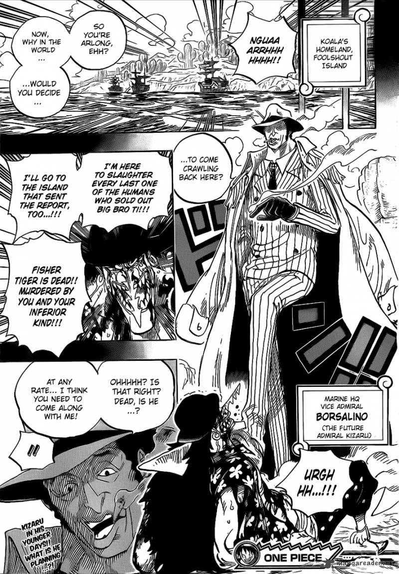 One Piece Chapter 623 page 19 - Chapter 623: Fisher Tiger the Pirate
