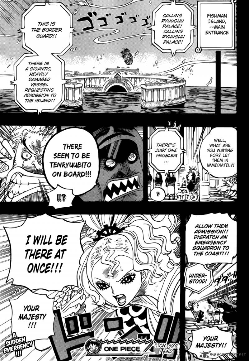 One Piece Chapter 624 page 17 - Chapter 624: Queen Otohime