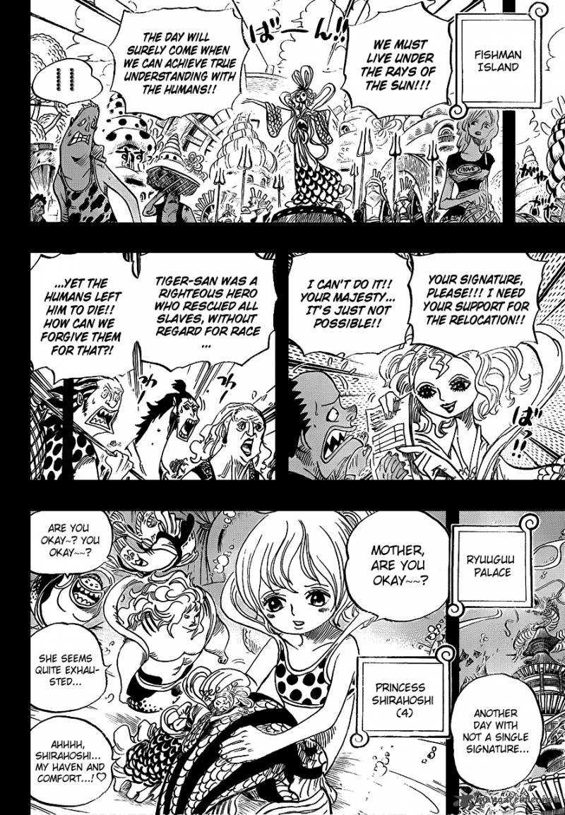 One Piece Chapter 624 page 6 - Chapter 624: Queen Otohime