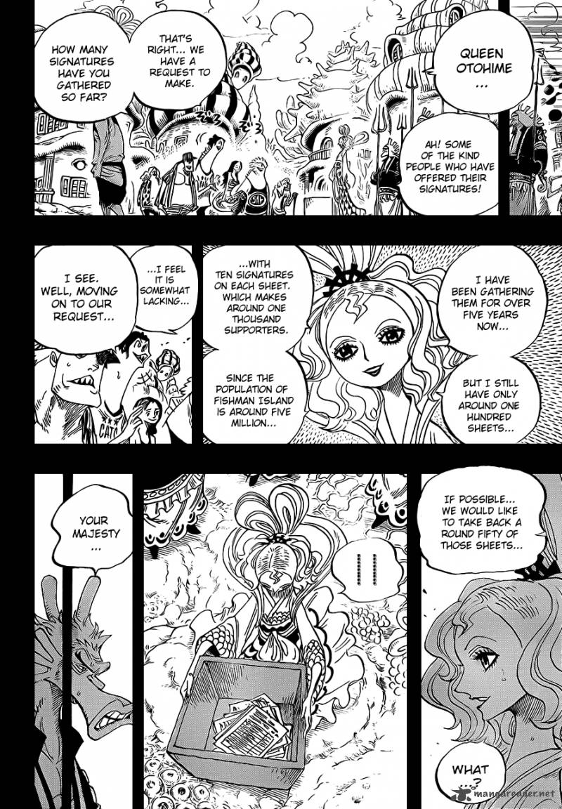 One Piece Chapter 624 page 8 - Chapter 624: Queen Otohime