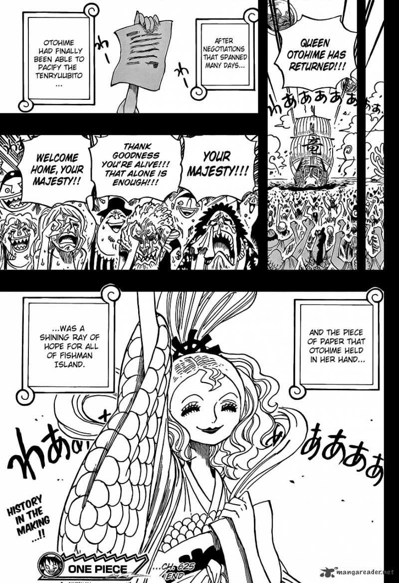 One Piece Chapter 625 page 18 - Chapter 625: Uninherited Will
