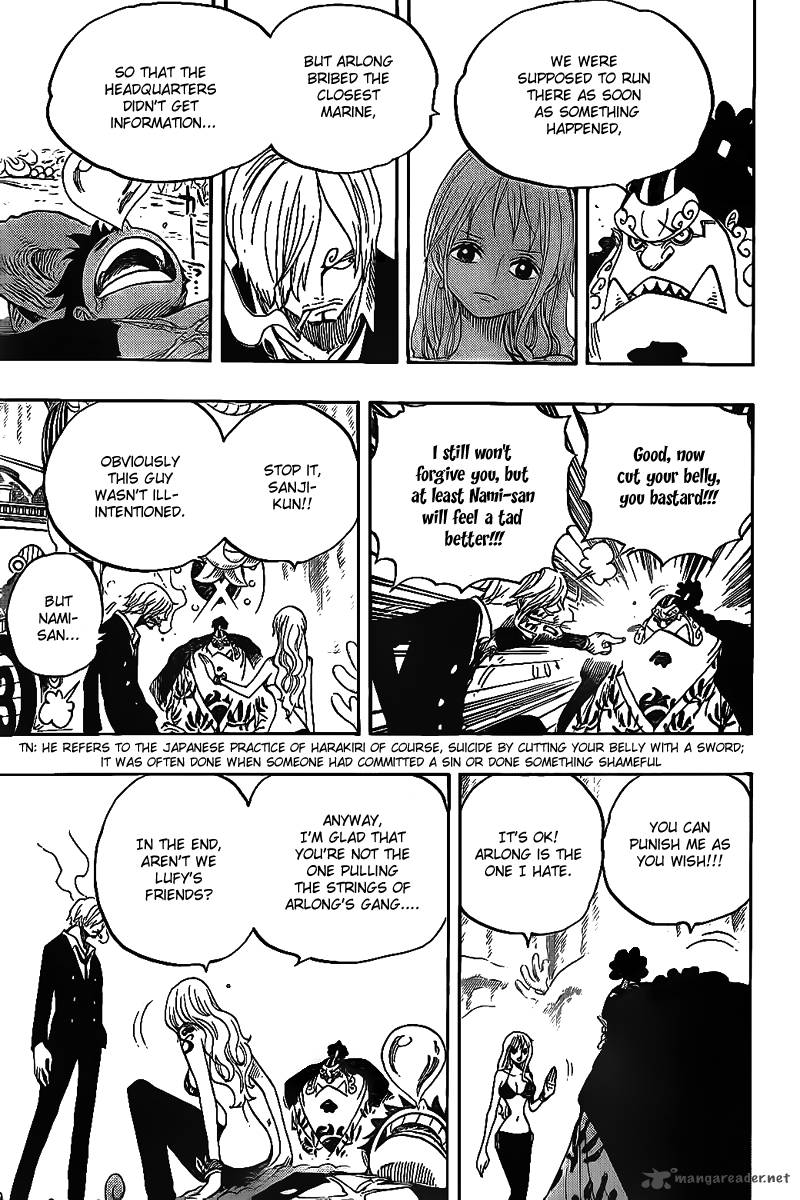 One Piece Chapter 627 page 12 - Chapter 627: You Have My Gratitude