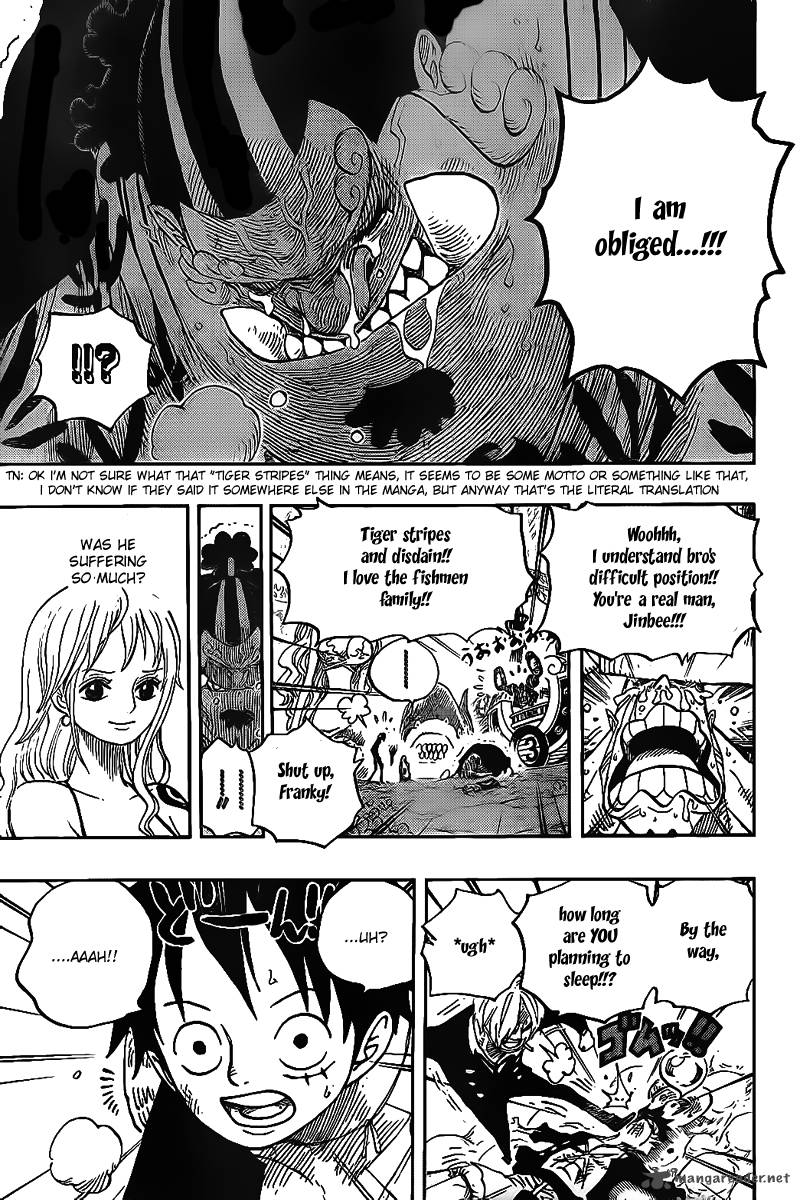 One Piece Chapter 627 page 14 - Chapter 627: You Have My Gratitude