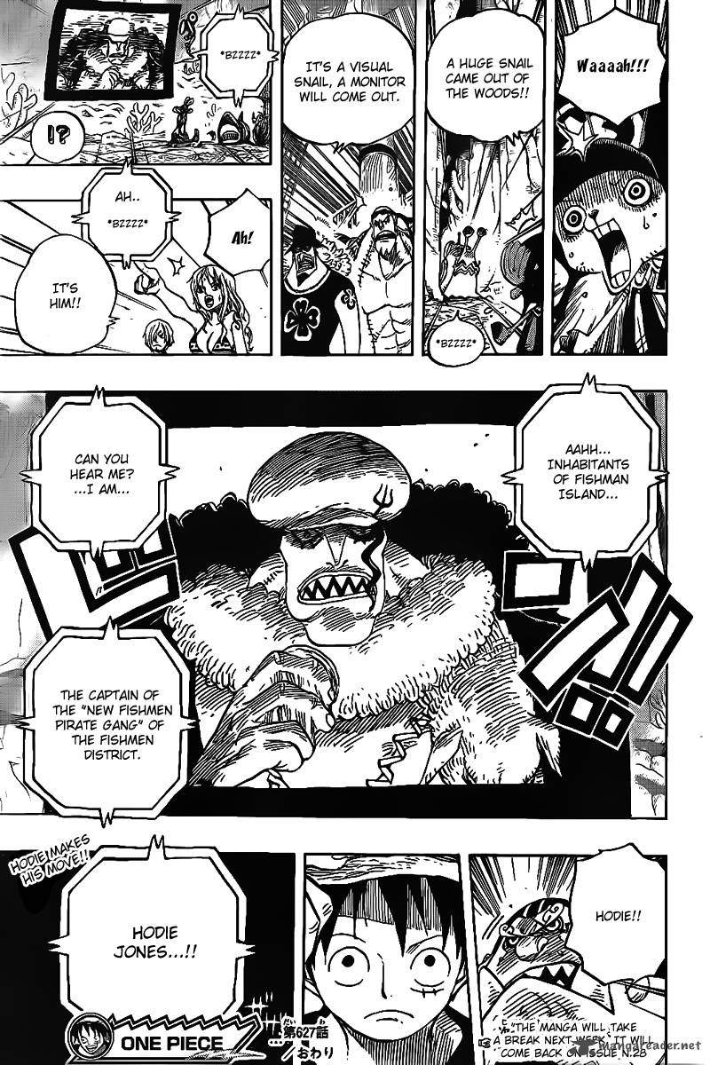 One Piece Chapter 627 page 18 - Chapter 627: You Have My Gratitude
