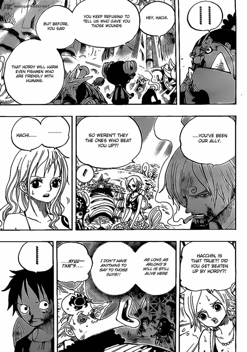One Piece Chapter 629 page 10 - Chapter 629: Former Warlord in the Way