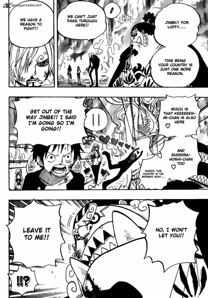 One Piece Chapter 629 page 11 - Chapter 629: Former Warlord in the Way